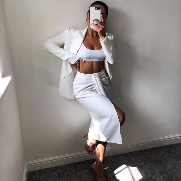 LAST ONE!🔥 ZARA White Knotted Pareo Skirt - Picture 7 of 14